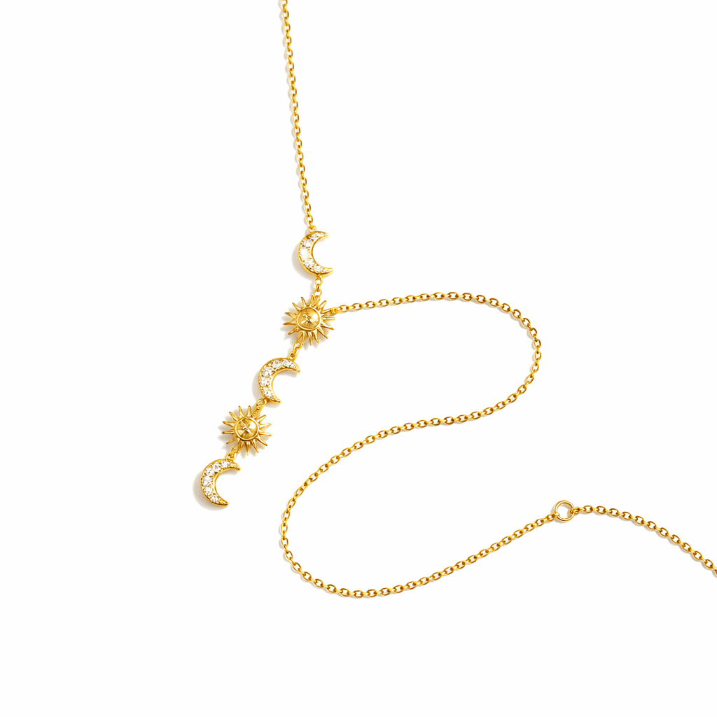 The Astra Sun & Moon Necklace thumbnail 2