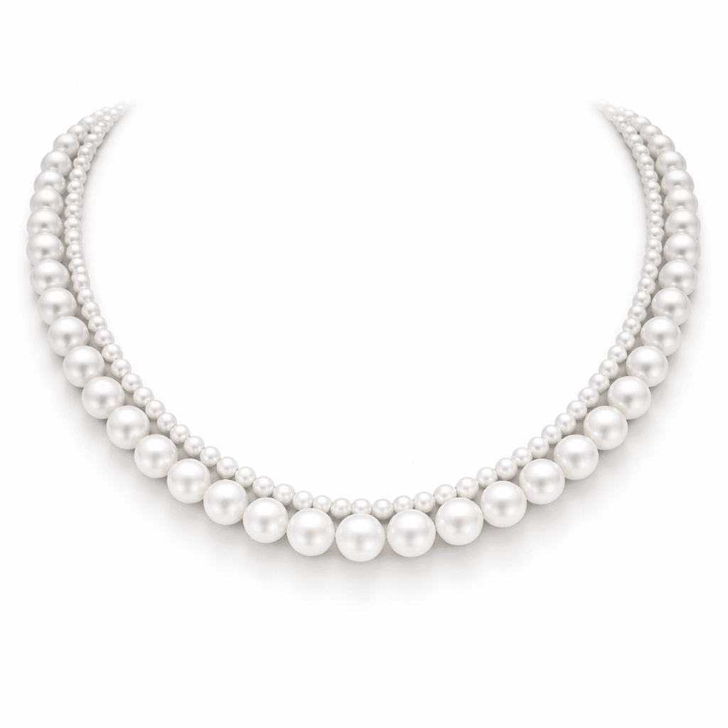 Chanelle Radiance Freshwater Pearl Necklace in Sterling Silver thumbnail 1