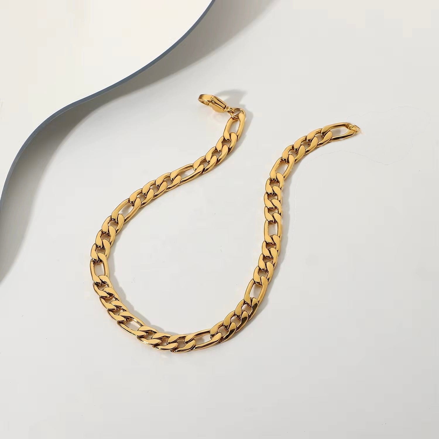 Summer Miami Figaro Chain Anklet  Bracelet thumbnail 2