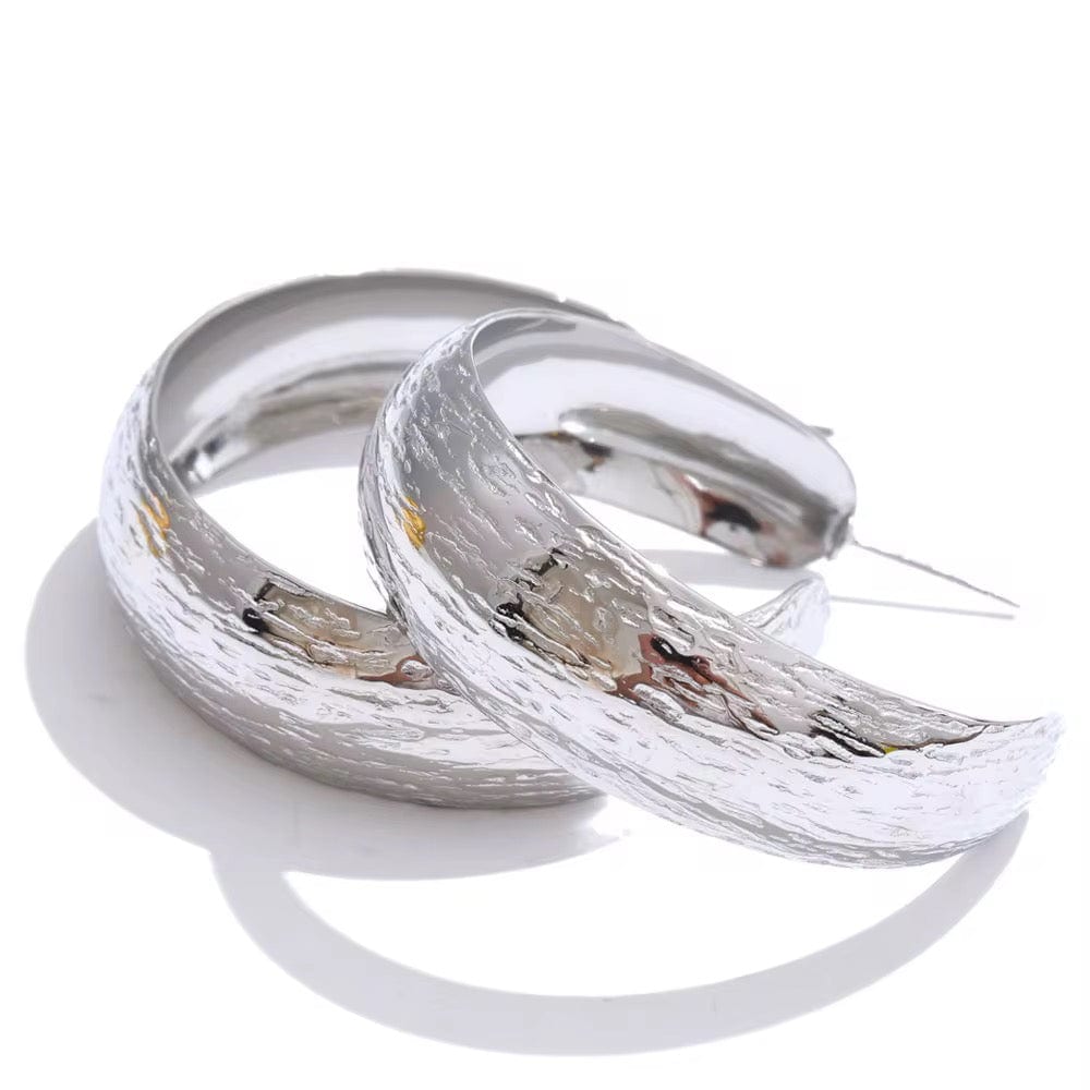 Roma Hoop Earrings Waterproof Non-Tarnish and Hypoallergenic thumbnail 4