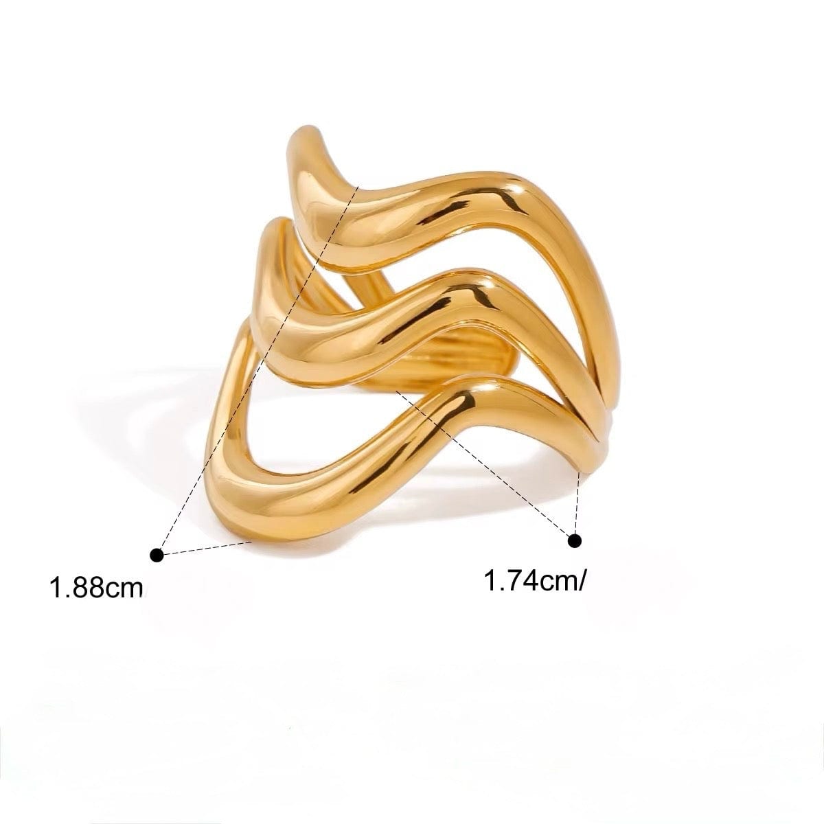 The Lenah Open Ring  Resizable thumbnail 5