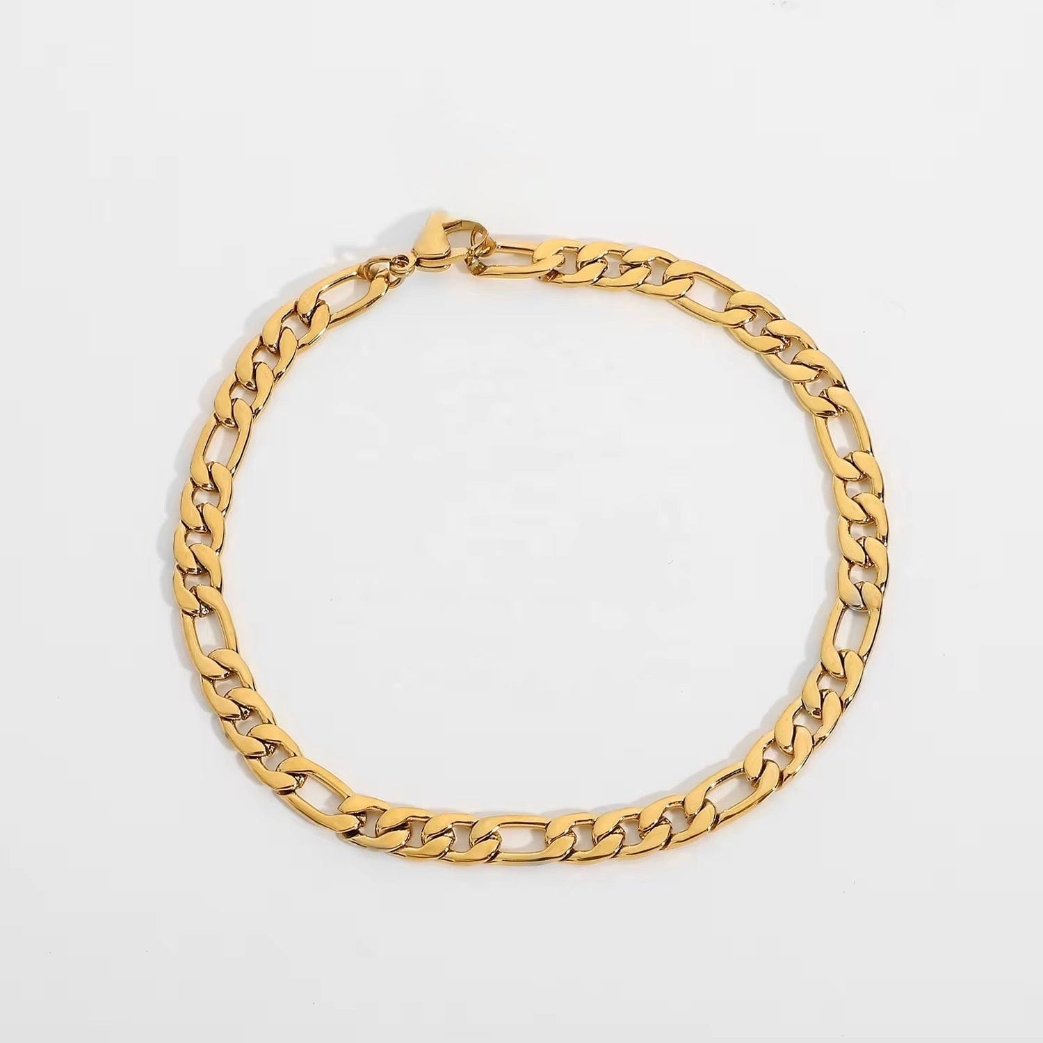 Summer Miami Figaro Chain Anklet  Bracelet thumbnail 1