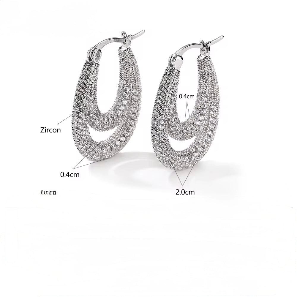Kyra Effortless Shine Hoop Earrings for Everyday Styled thumbnail 3