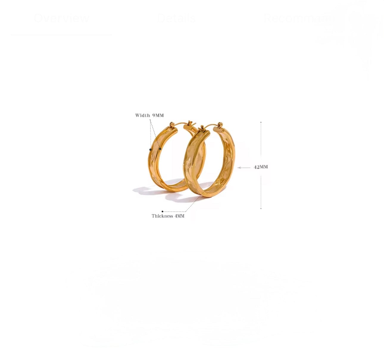 The Beverly Hoops Earrings thumbnail 2