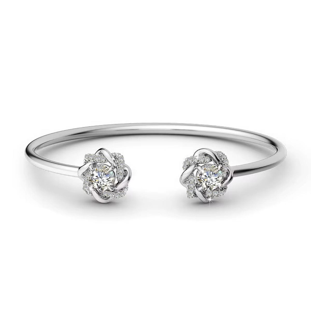Fiona 1CT Moissanite & Zircon Bracelet 925 Sterling Silver Luxury Sparkle 18cm thumbnail 1
