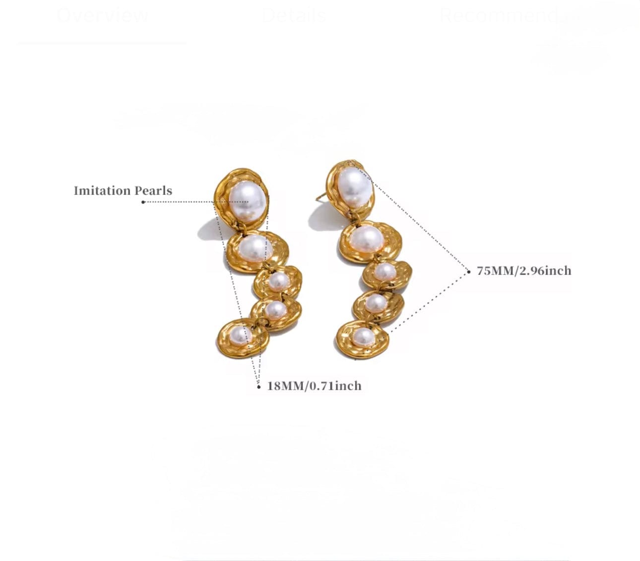 The Vera Drop Earrings thumbnail 3