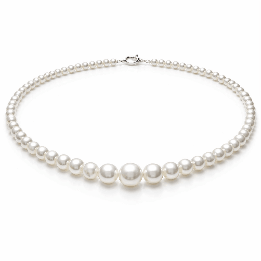Mirage Radiance Freshwater Pearl Necklace in Sterling Silver - Image 1